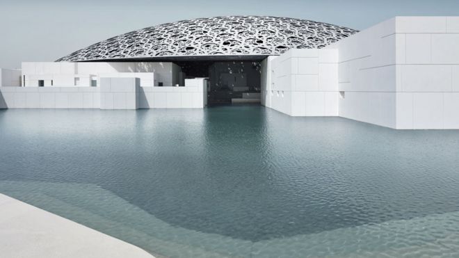 Exterior del Louvre en Abu Dabi exterior © Louvre Abu Dhabi, Foto: Mohamed Somji