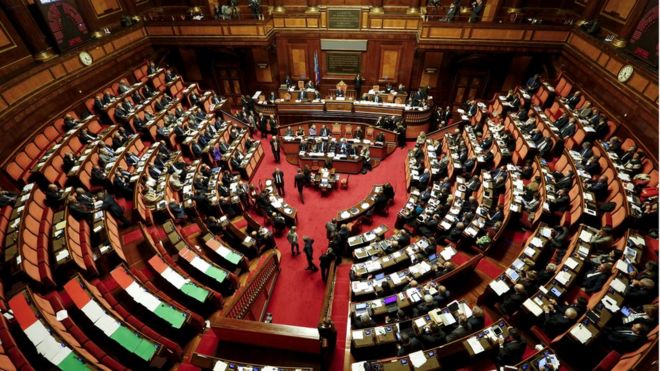 Общий вид итальянского Сената