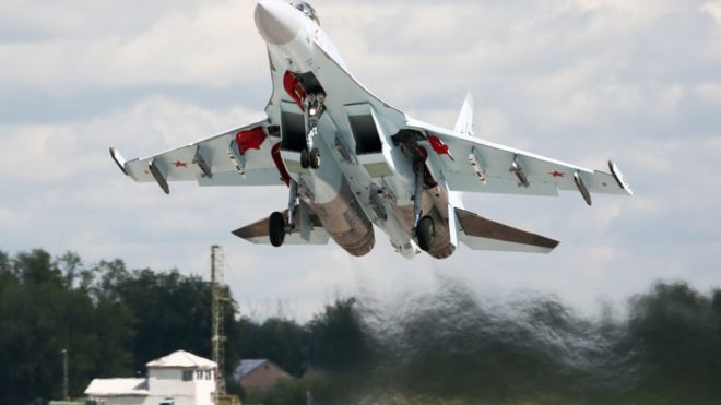 Российский истребитель Су-35