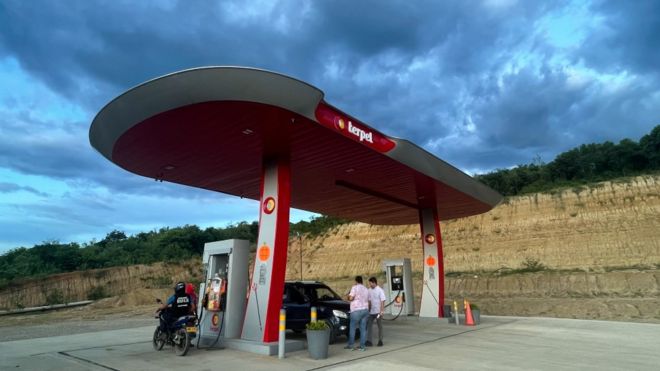 Estacion de gasolina en Cucuta