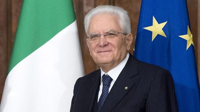 Italian President Sergio Mattarella, 30 Nov 17