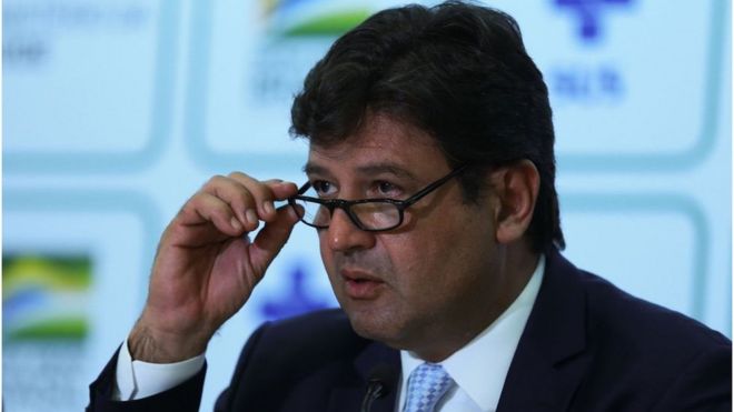 Ministro da Saúde, Luiz Henrique Mandetta,