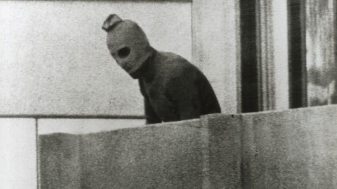 Palestinian gunman in Munich, September 1972