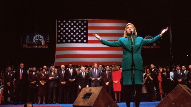 Hillary Clinton waxay ku dhawaatay in loo doorto madaxweynaha Mareykanka
