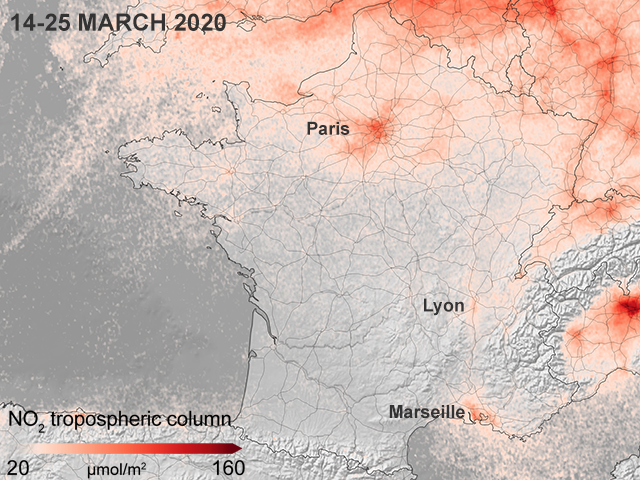 Los bloqueos continúan suprimiendo la contaminación europea - Viajar a Francia y Covid: Sanidad, Pasaporte Covid, Normas - Foro Francia