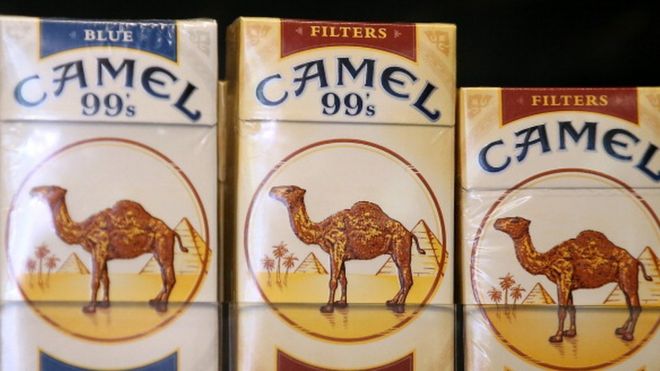 Сигареты Camel, изготовленные Reynolds