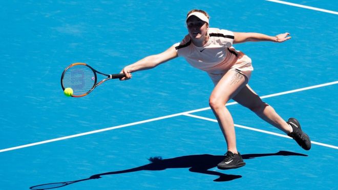 Еліна Світоліна на Australian Open 2018.