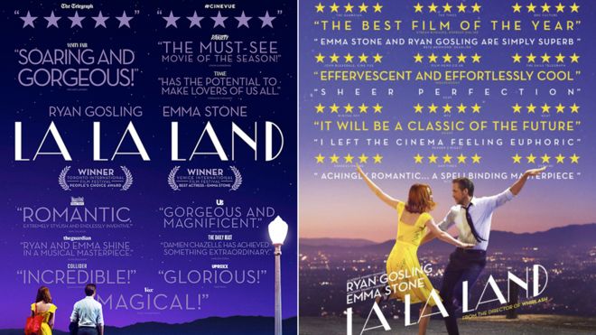 Рекламные плакаты La La Land