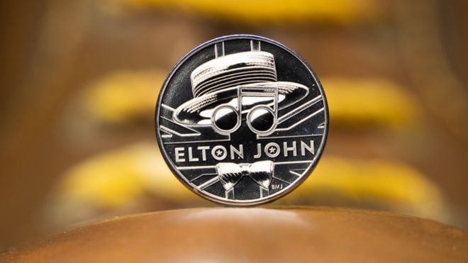Sir Elton John coin
