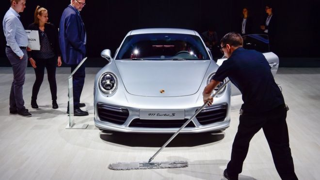 Porsche на выставке