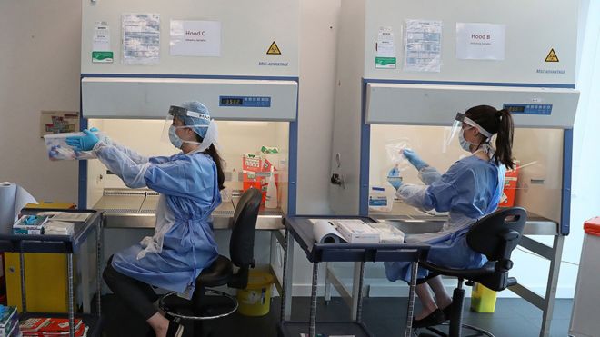 Лабораторное тестирование мазков на коронавирус