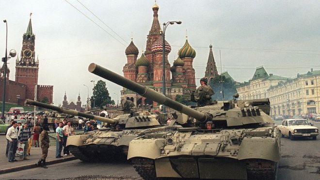 El golpe de Estado de agosto de 1991 fue uno de los puntos culminantes de la Unión Soviética.