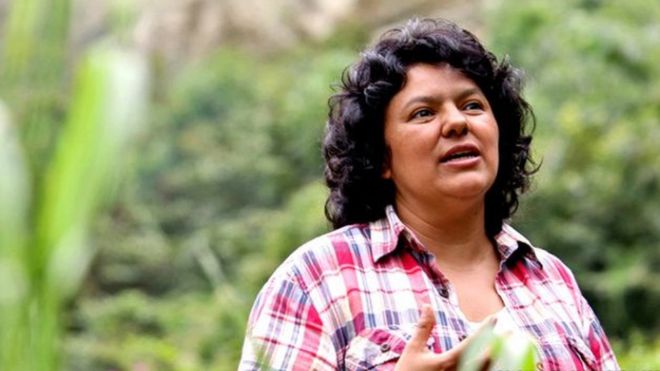 Berta Cáceres.
