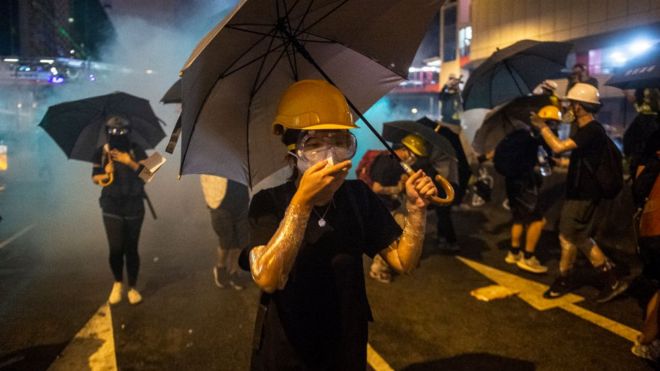 Hubo enfrentamientos violentos entre la policía y los manifestantes durante el fin de semana. Foto: 28 de julio.