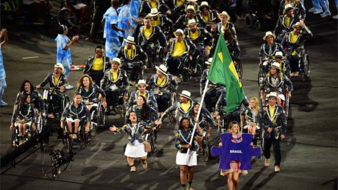 Delegação brasileira na Paralimpíada