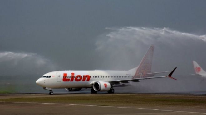 Boeing 737 Max 8, salah satu model terbaru Boeing, saat baru diserahterimakan ke Lion Air.