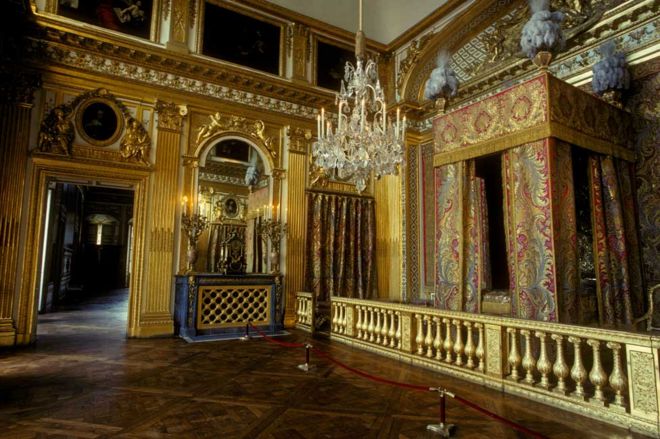 Спальня Людовика XIV в Версальском дворце