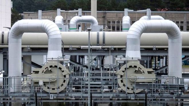 ノルド・ストリーム、「50メートルにわたって破壊」 映像公開 BBCニュース