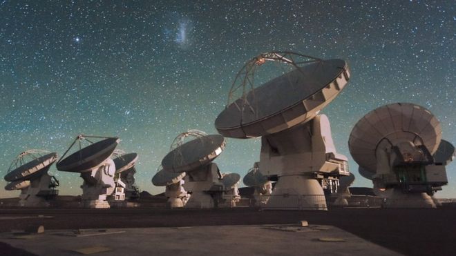 Radiotelescopios de ALMA