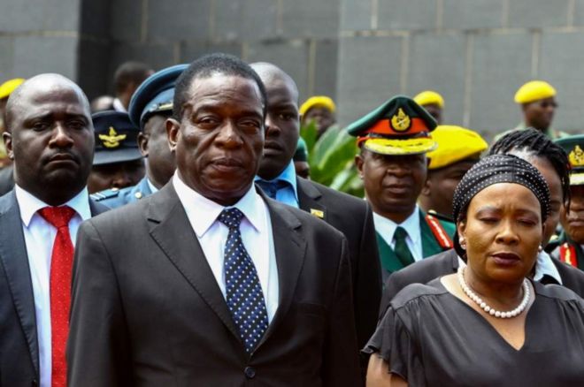 Makamu wa rais wa Zimbabwe Emmerson Mnangangwa