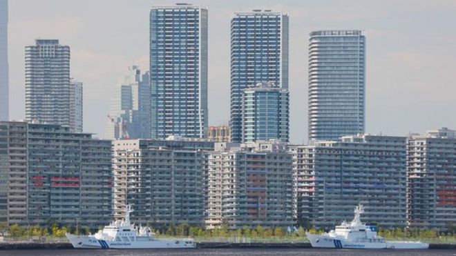 The Olympic village in Tokyo, Japan