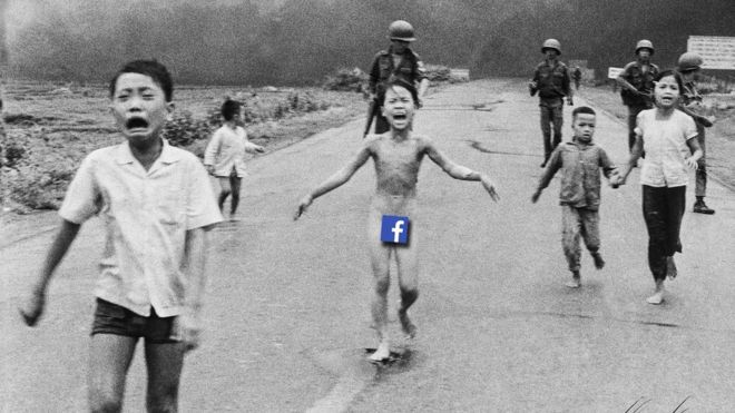 Imagen publicada por Aftenposten en su carta abierta a Facebook