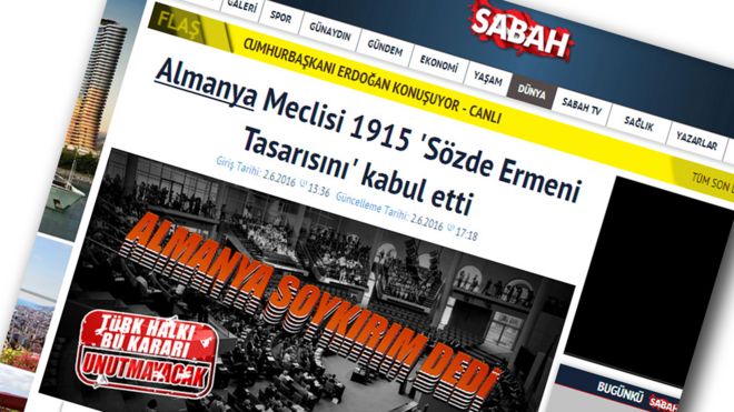 Снимок экрана из интернет-истории в турецком Сабахе