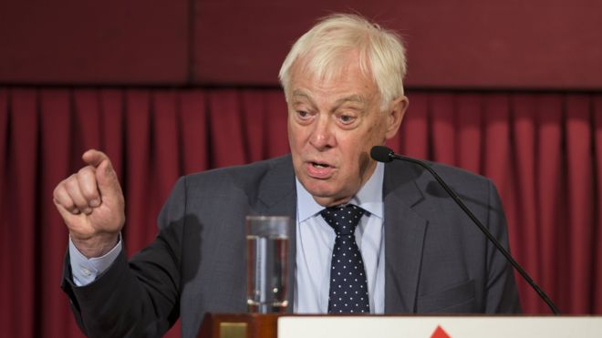 CHRIS PATTEN SPEAKING