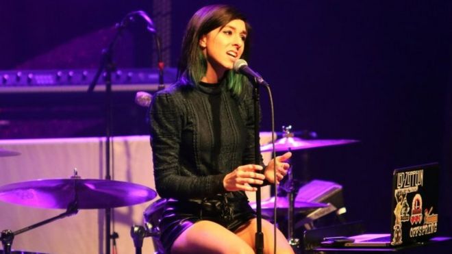 Christina Grimmie performs at a concert. File photo