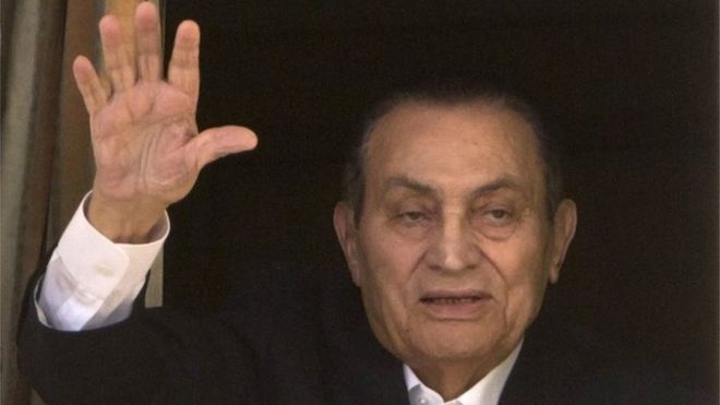 Хосни Мубарак (апрель 2016 года)