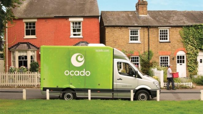 Фургон с доставкой Ocado