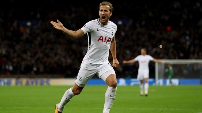 Mshambuliaji wa Tottenham Hotspurs Harry Kane