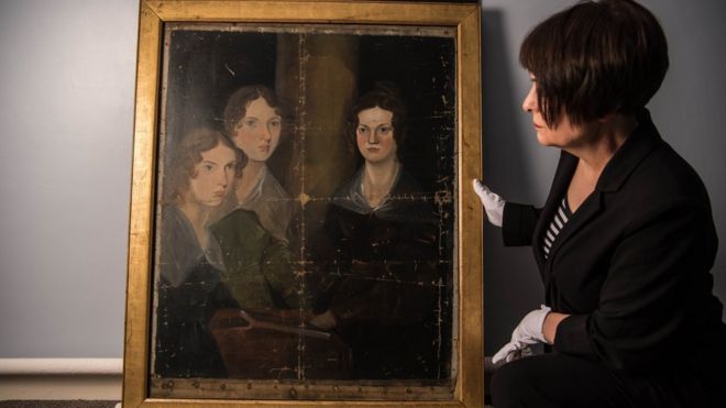 Bronte Sisters Painting Returns To Haworth Parsonage Bbc News