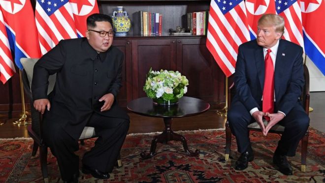 Kim y Trump