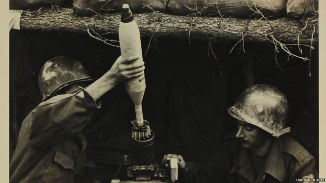Pracinhas brasileiros durante a guerra | Foto da pesquisa de Vinicius Mariano de Carvalho, King's College, cedida pelo Arquivo Histórico do Exército