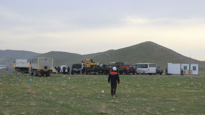Работы по исследованию атомных станций у озера Туркан, Узбекистан