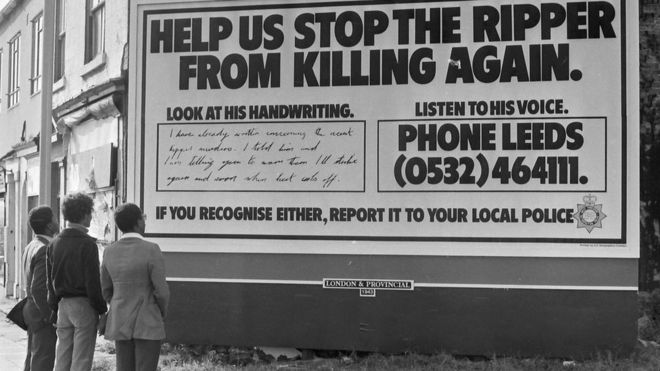 Help us stop the ripper sign