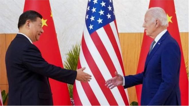 習近平和拜登，G20