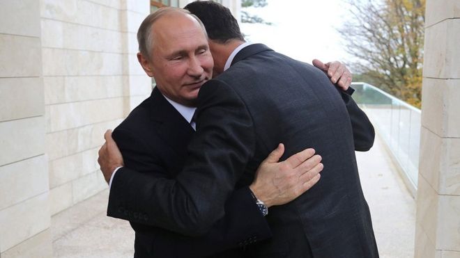 Путин и Асад