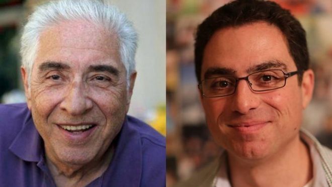 Иранско-американский бизнесмен Сиамак Намази (справа) и его 81-летний отец Бакер