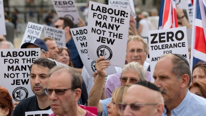 Лейбористы протестуют против антисемитизма в партии