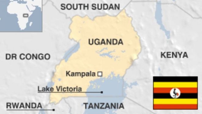 Ramani ya Uganda