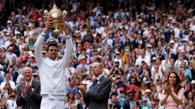 Novak Djokovic ganó por sexta vez la final de Wimbledon.