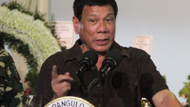 Rodrigo Duterte akitaja majina ya maafisa wakuu wanaohusika na mihadarati