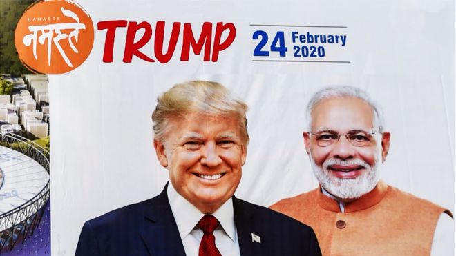 નમસ્તે ટ્રમ્પનું પોસ્ટર