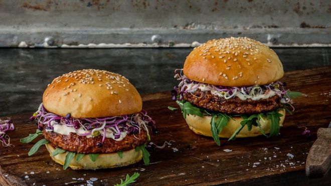Hamburguesas de insectos