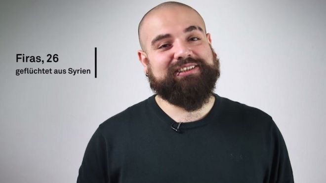 German Refugees Use Advertising To Target Anti Immigration Youtube - screengrab of firas alshater