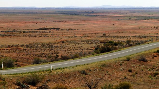 Road outside Broken Hill (file image)