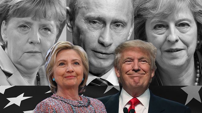 Клинтон, Трамп и мировые лидеры