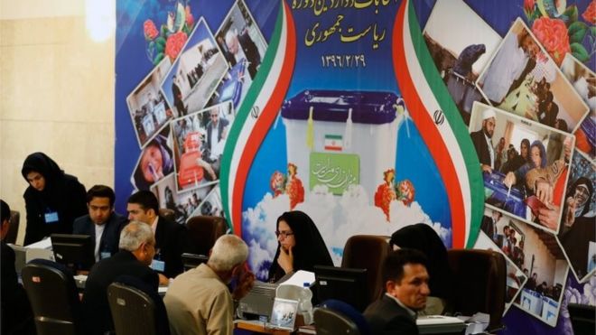 Регистрация кандидатов на президентские выборы в Иране (04.11.17)